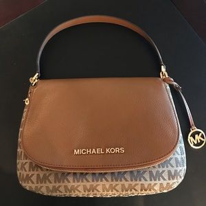 Michael Kors Signature MK Satchel and wallet